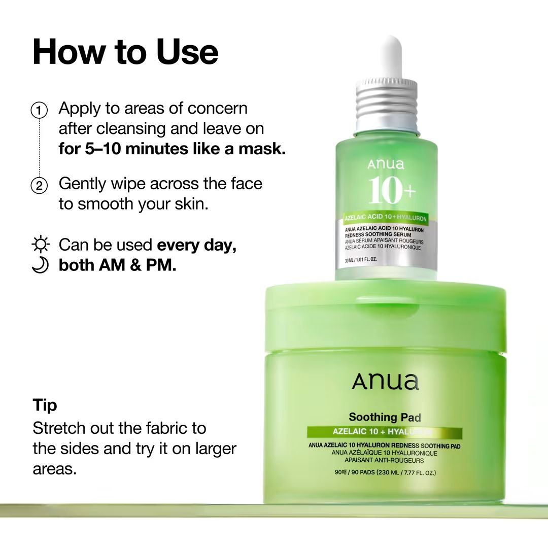 Anua Soothing Azelaic10+Hyaluaron Pad 230Ml/90Pads