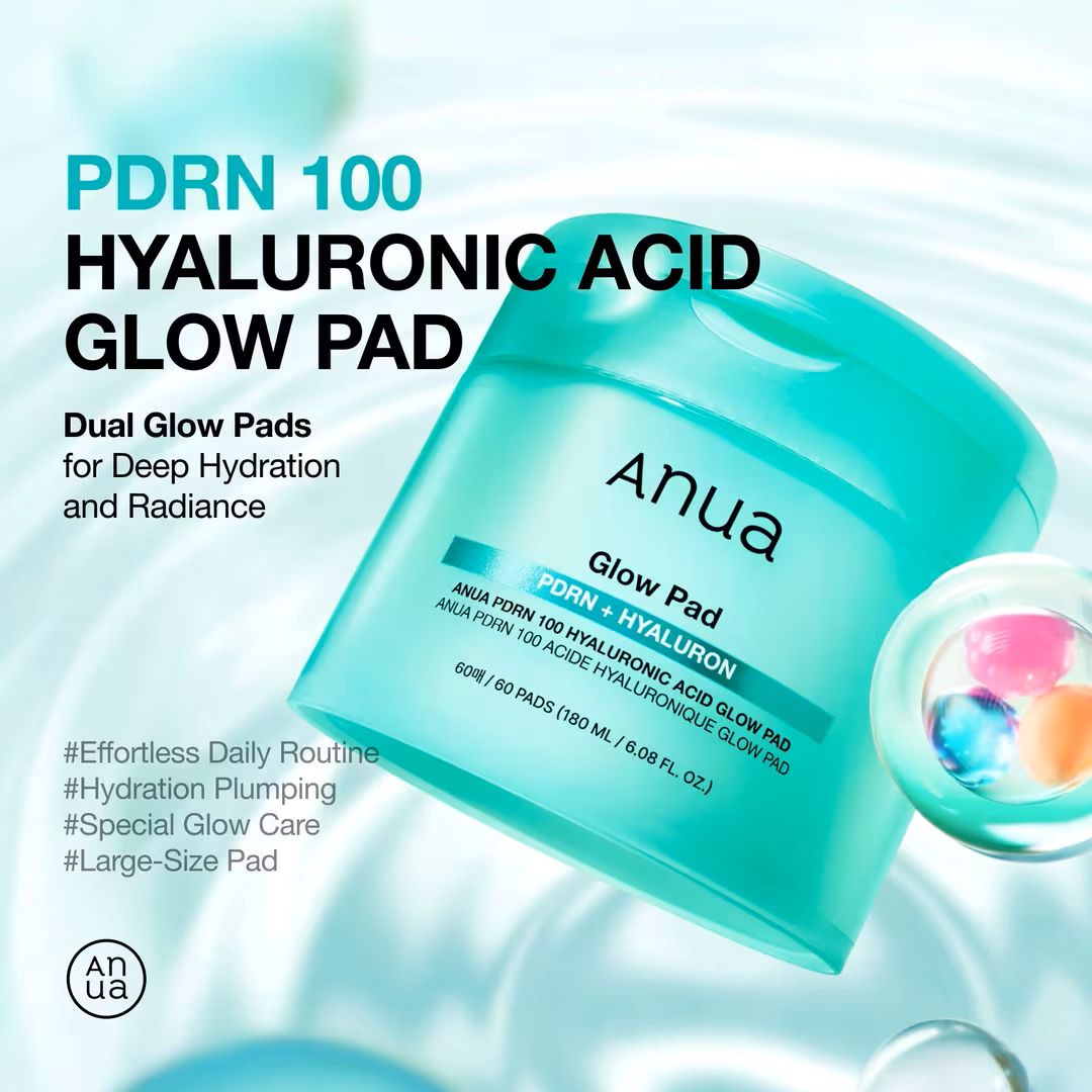 Anua Glow PDRN+Hyaluaron Pad 180Ml/60Pads