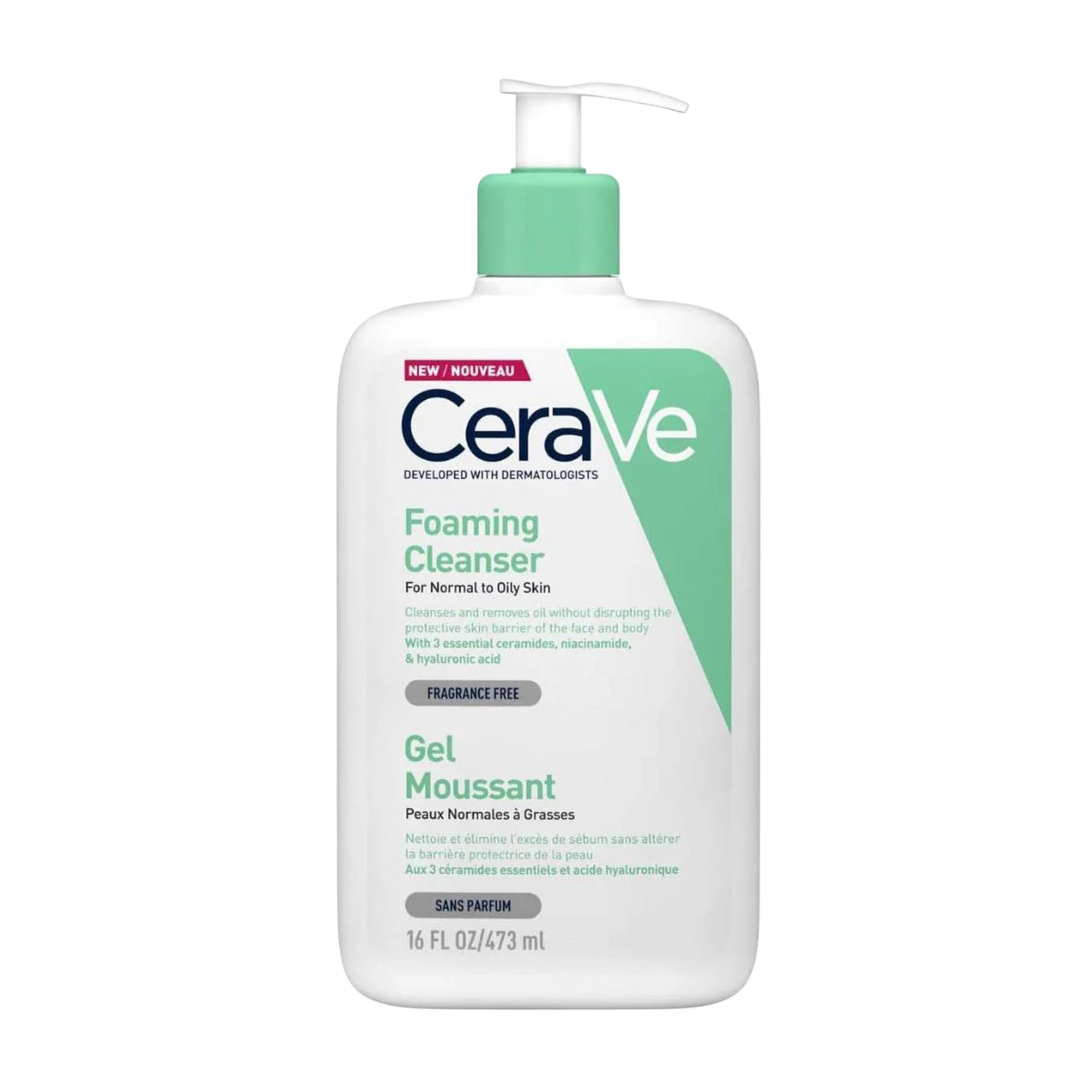 CeraVe Foaming Cleanser Gel Normal to Oily Skin 473Ml