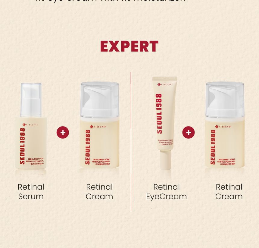 KSECRET SEOUL 1988 Eye Cream Retinal Liposome 4% + Fermented Bean 30Ml